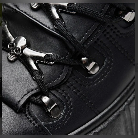 KOI Rimo Core Chunky Black Trainers Goth Rock Sz 9 NIB - Picture 13 of 13